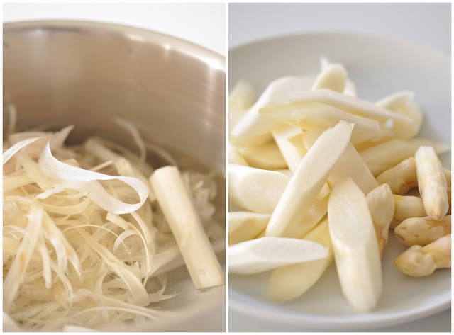 Wunderbar cremiges, weißes Spargelrisotto, das nicht und nicht ... Wunderbar cremiges, weißes Spargelrisotto, das nicht und nicht ...