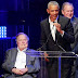 Former US presidents gather for hurricanes fundraiser