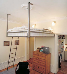 bedroom minimalist organize beds hanging room bedrooms spaces bed space apartment tiny very loft designs rooms stuff collect illustration decorating