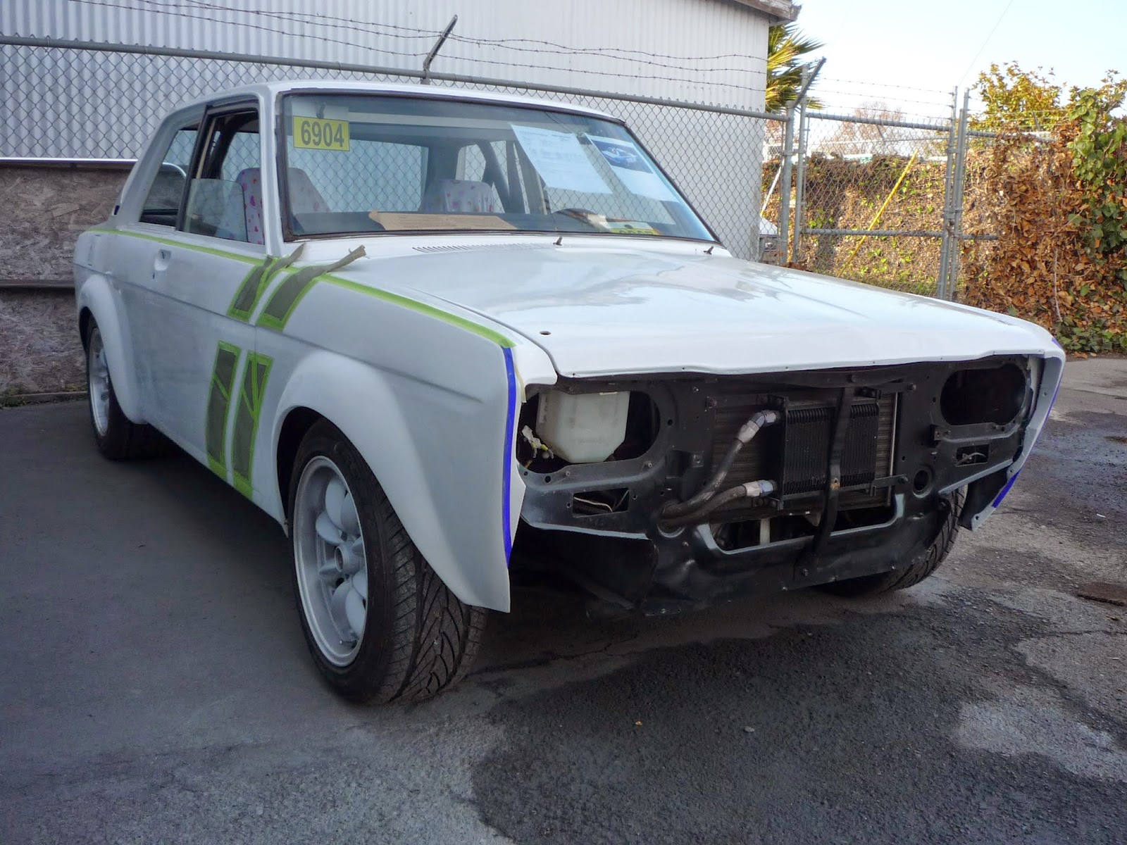 Auto body restoration of a 1971 Datsun 510
