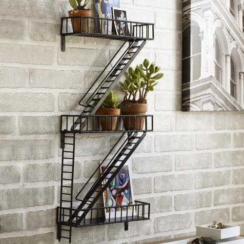 fire escape shelves