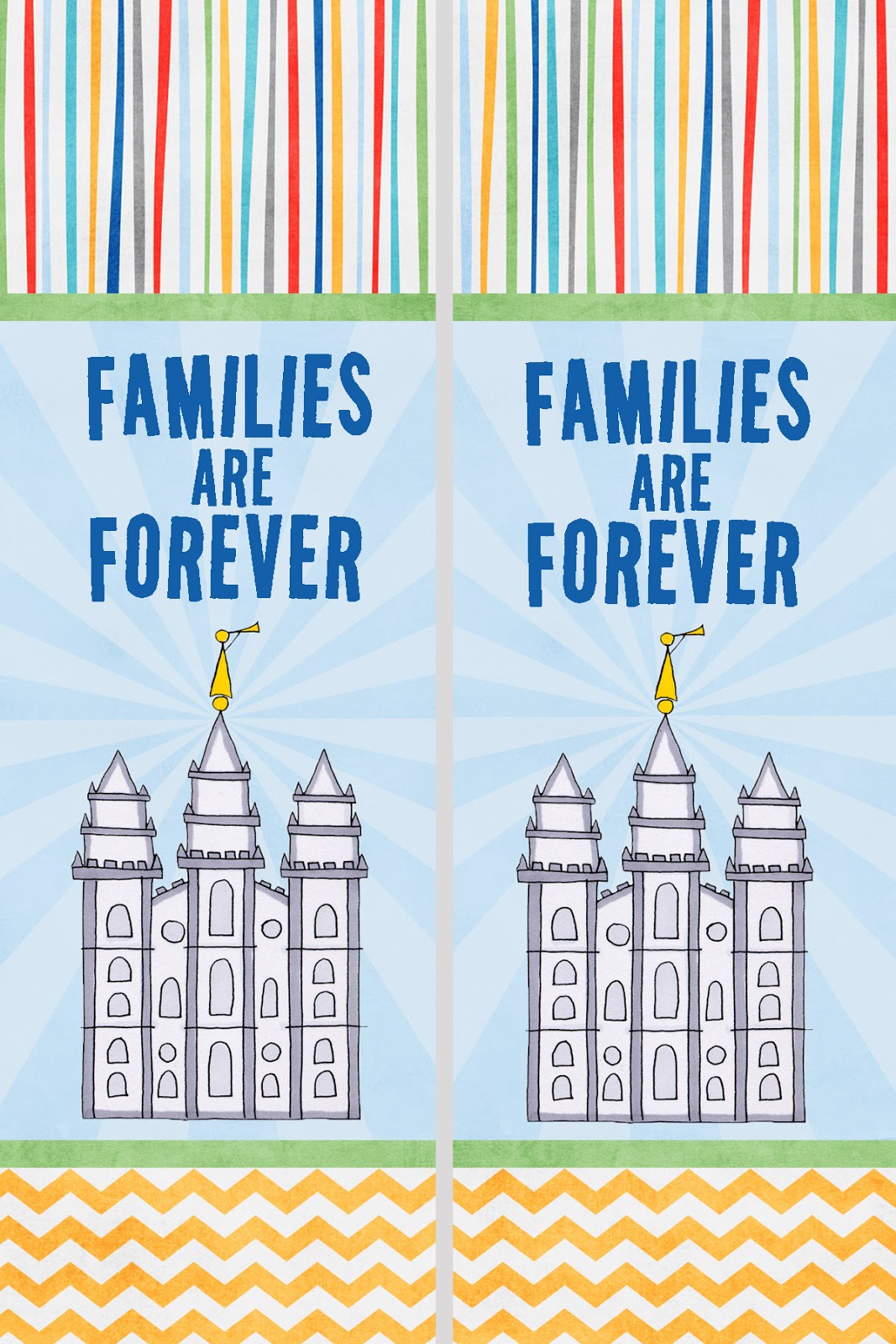 Free Families Are Forever Primary Printables