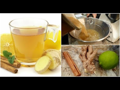 Jengibre con canela y limon para bajar de peso