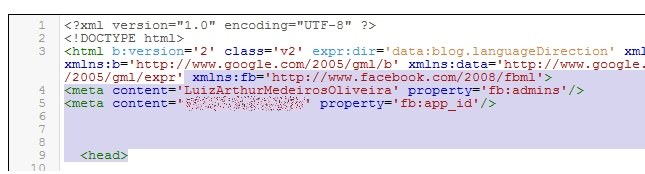 [Facebook] Solucionando o erro: Meta Tags In Body.