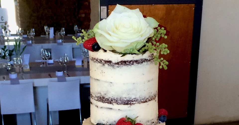 Rozanne S Cakes Three Tier Naked Wedding Cake At Rozendal