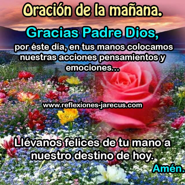 Oración de la mañana Gracias Padre Dios - Reflexiones y Lecturas para ...