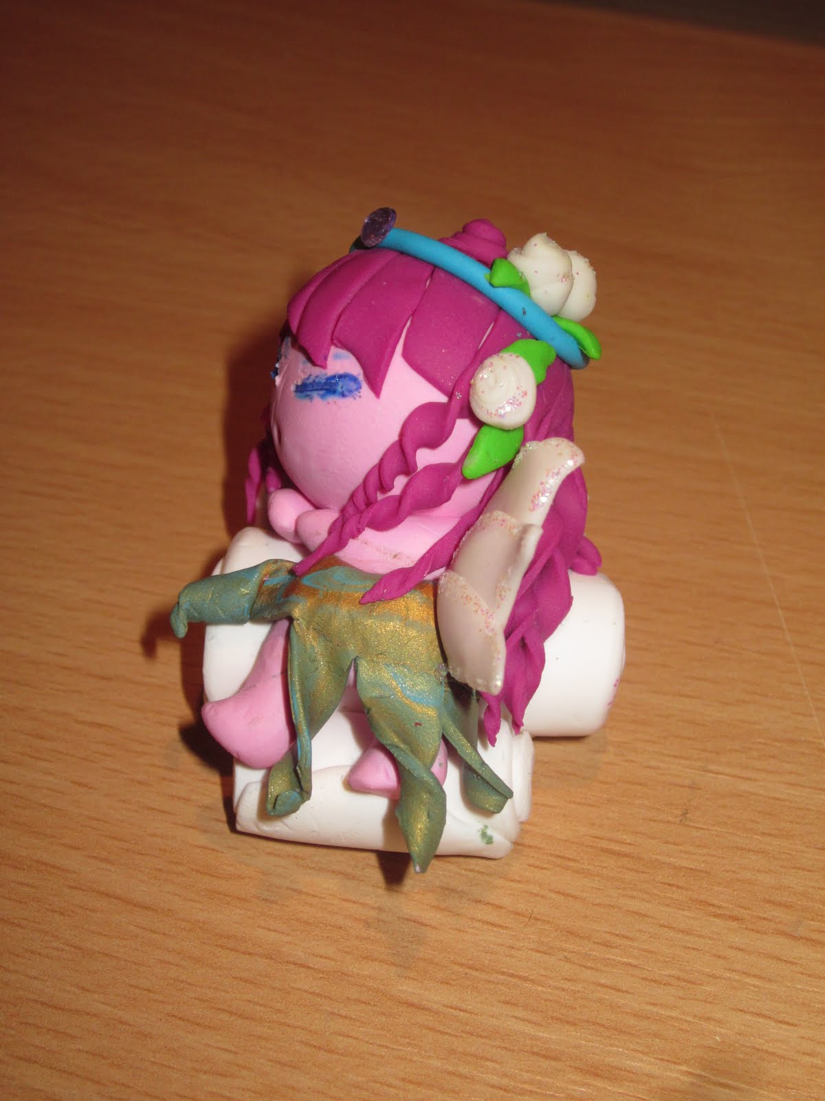 fimo figuren Fimo angefügte
