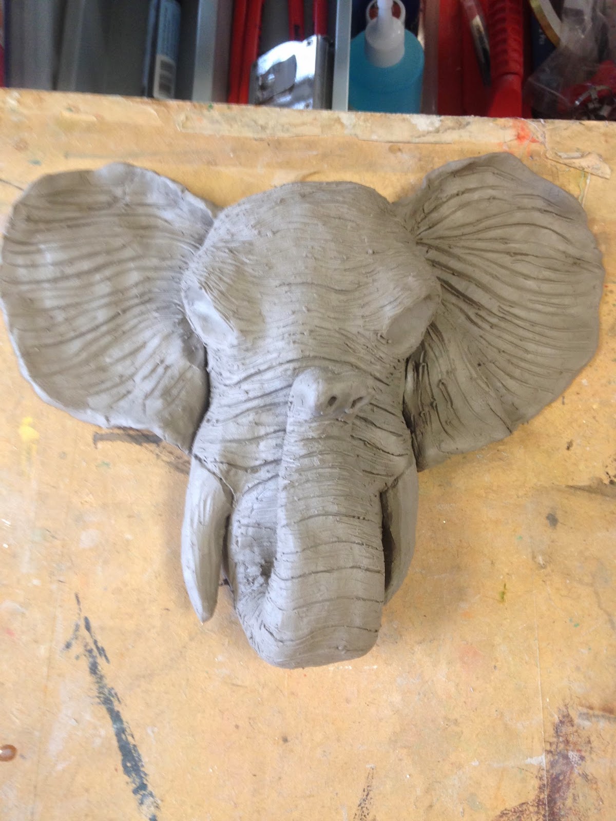 Amy's FMP Portfolio Clay Elephant Head