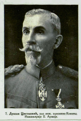 Dusan Zvetković as Engineer Colonel Commandant of the Engineer troops of the IInd Army