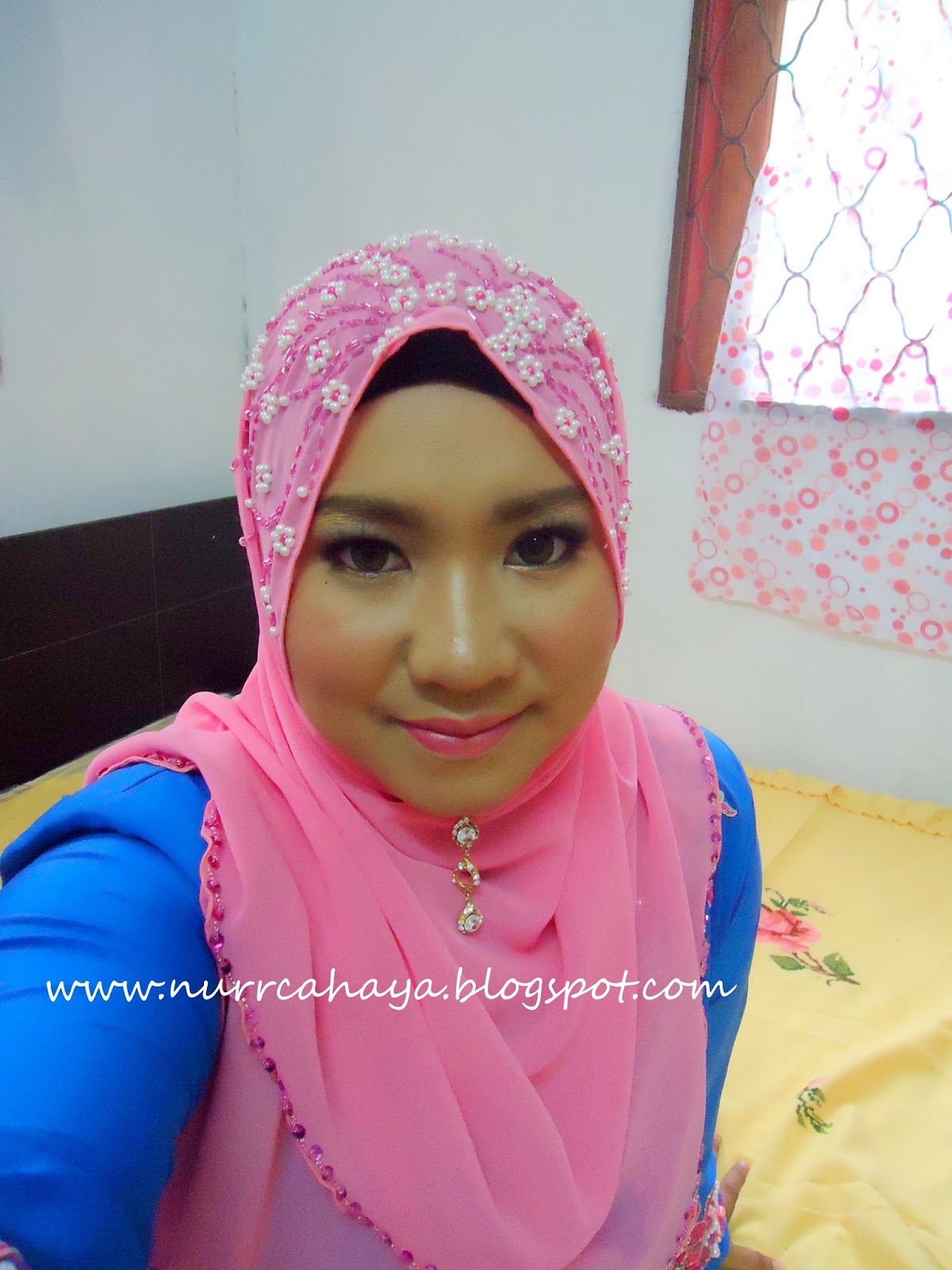 Gadis Kampung Separa Bandar Review Makeup Majlis Tunang Mua Kedah
