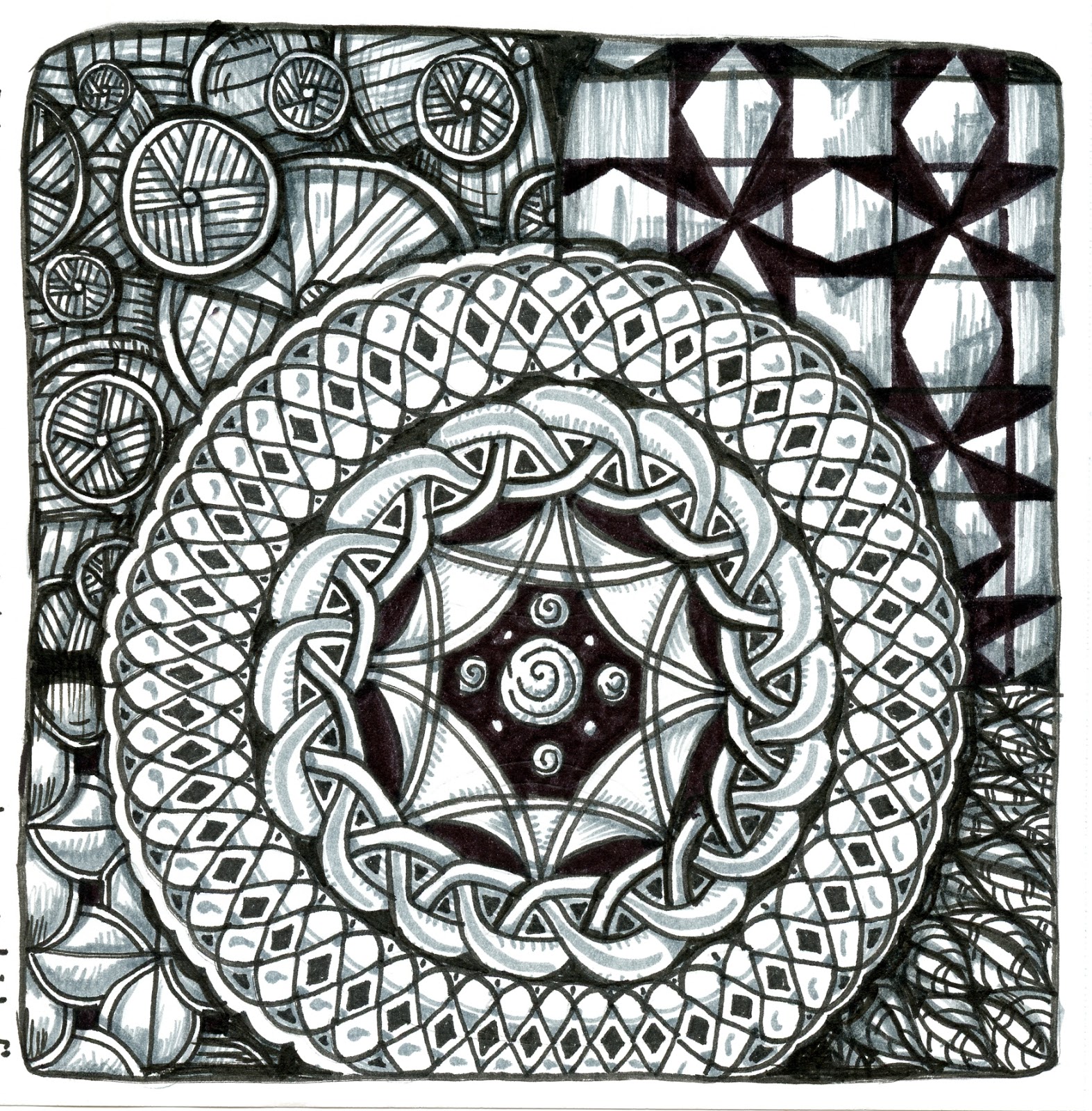 Review The Great Zentangle® Book #Zentangle #BookReview #LearnToTangle