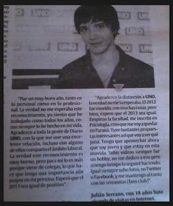 Julian Serrano en el diario.