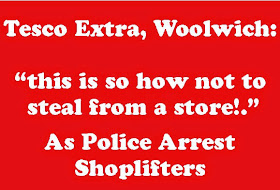 SHOPLIFTERS ARREST AT TESCO EXTRA: