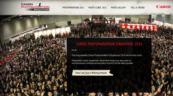 Canon Buka Kontes Fotografi 'Photomarathon Singapore' 2014 Canon Buka Kontes Fotografi 'Photomarathon Singapore' 2014