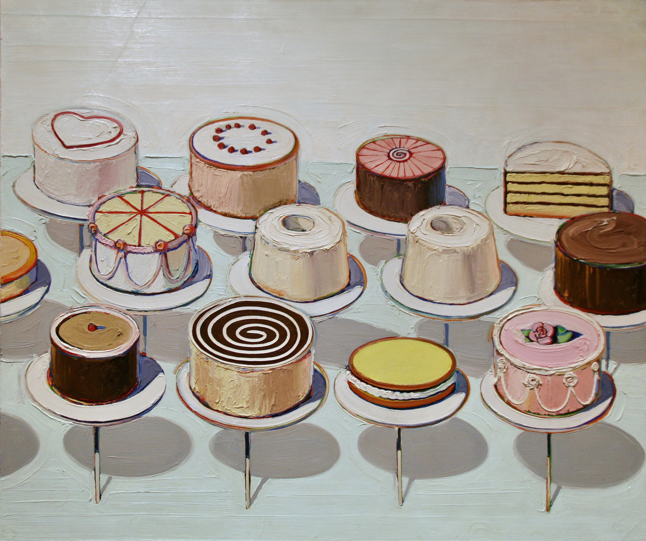 The Art Studio at Cooper Dual Language Academy Wayne Thiebaud Dessert Art!