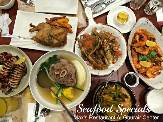 Max's Restaurant Seafood Specials