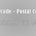 Zip Postal Code Việt Nam - Zip Postal Code 64 tỉnh thành mới nhất từ 2014