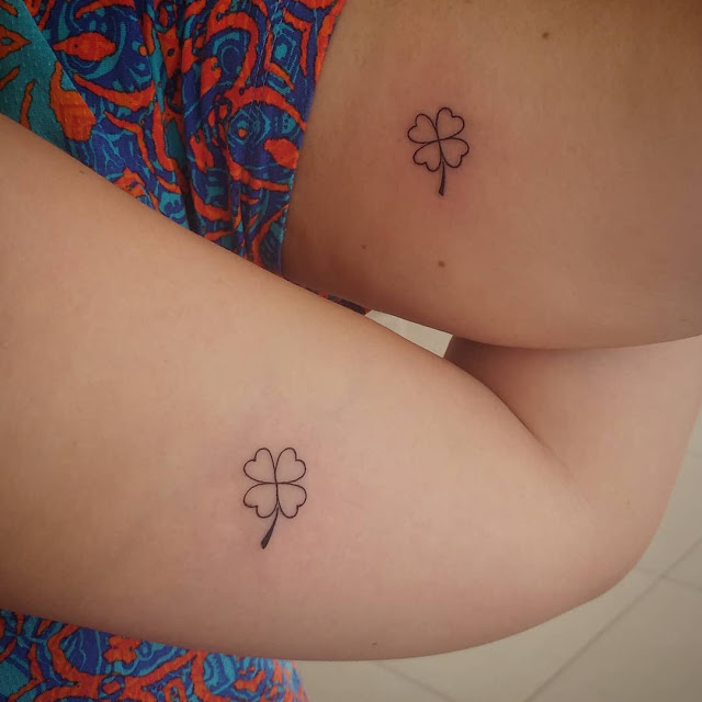 tatuagens femininas de trevo de quatro folhas tatuagens femininas de trevo de quatro folhas