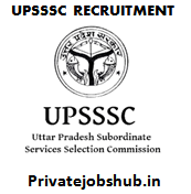 UPSSSC Recruitment UPSSSC Recruitment