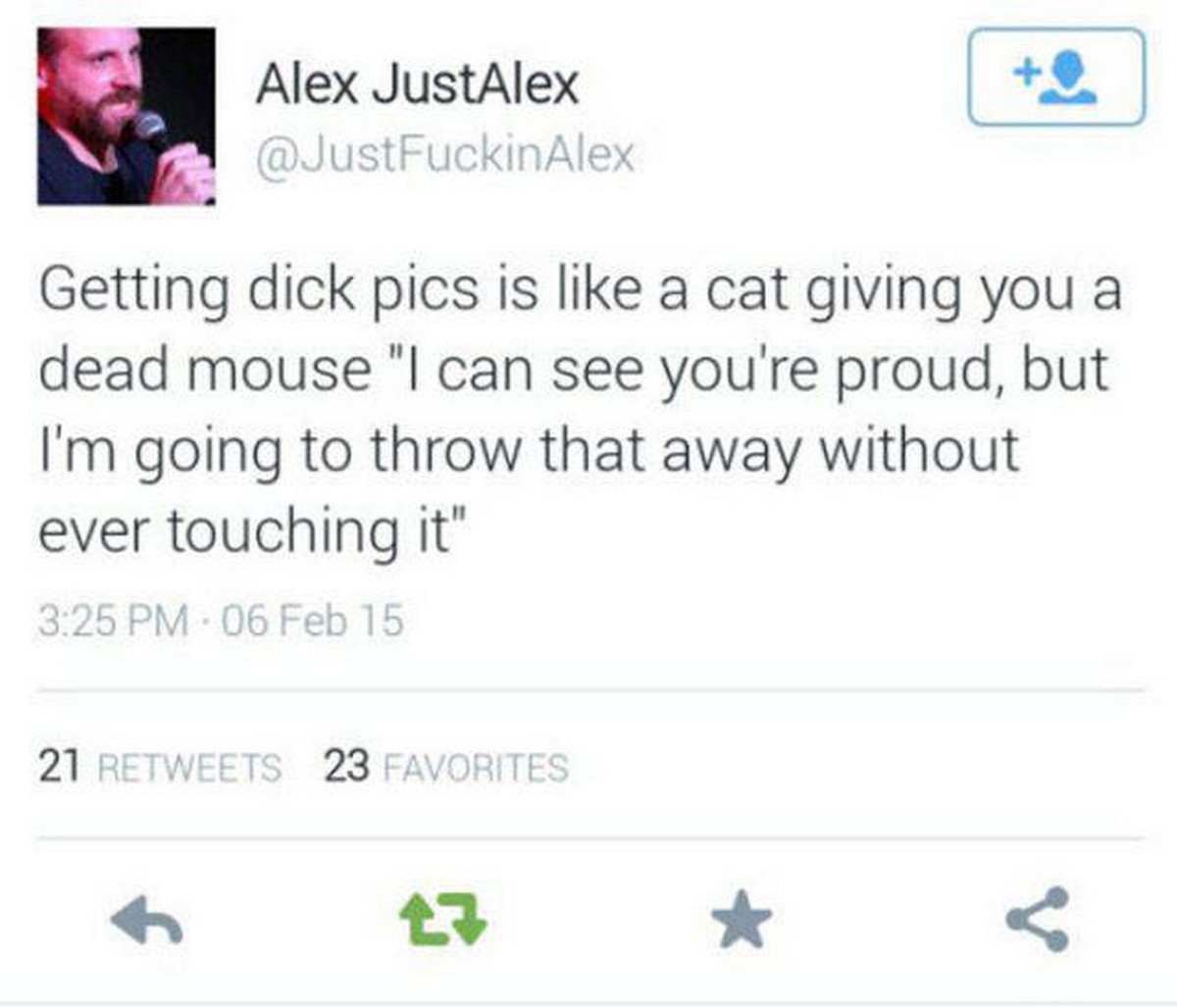 Dick pic.dead mouse