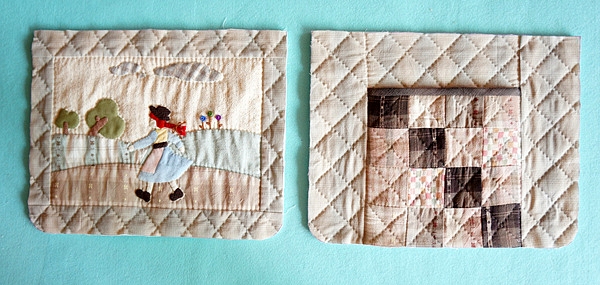 Applique Bag Japanese Patchwork Quilt Tutorial. Step-by-step Photo-instructions DIY.