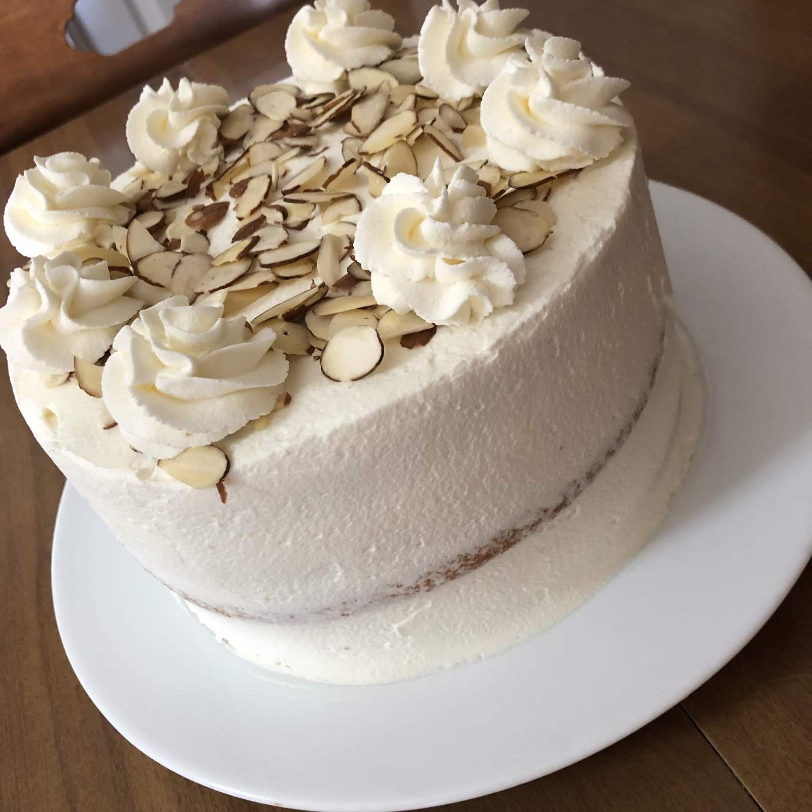 Oven Delights: Amaretto Crème Cake #TheCakeSliceBakers