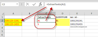 VBA: Una función para extraer caracteres de texto de un valor alfanumérico.
