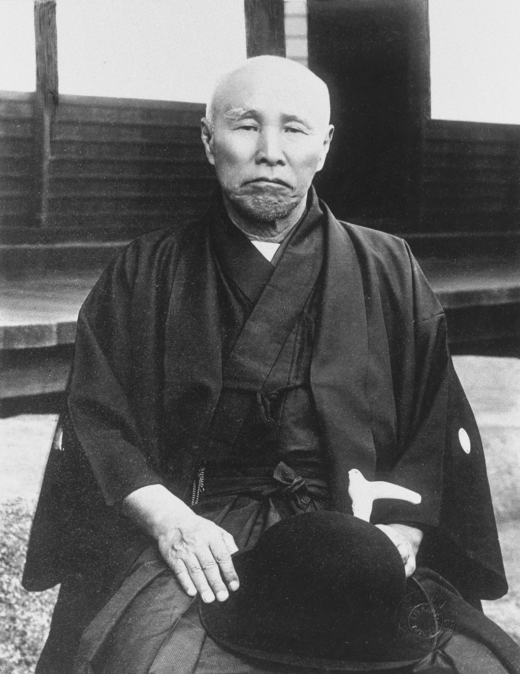 和服姿の大隈重信
