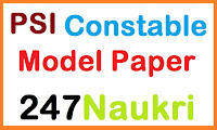 PSI Constable Model Paper