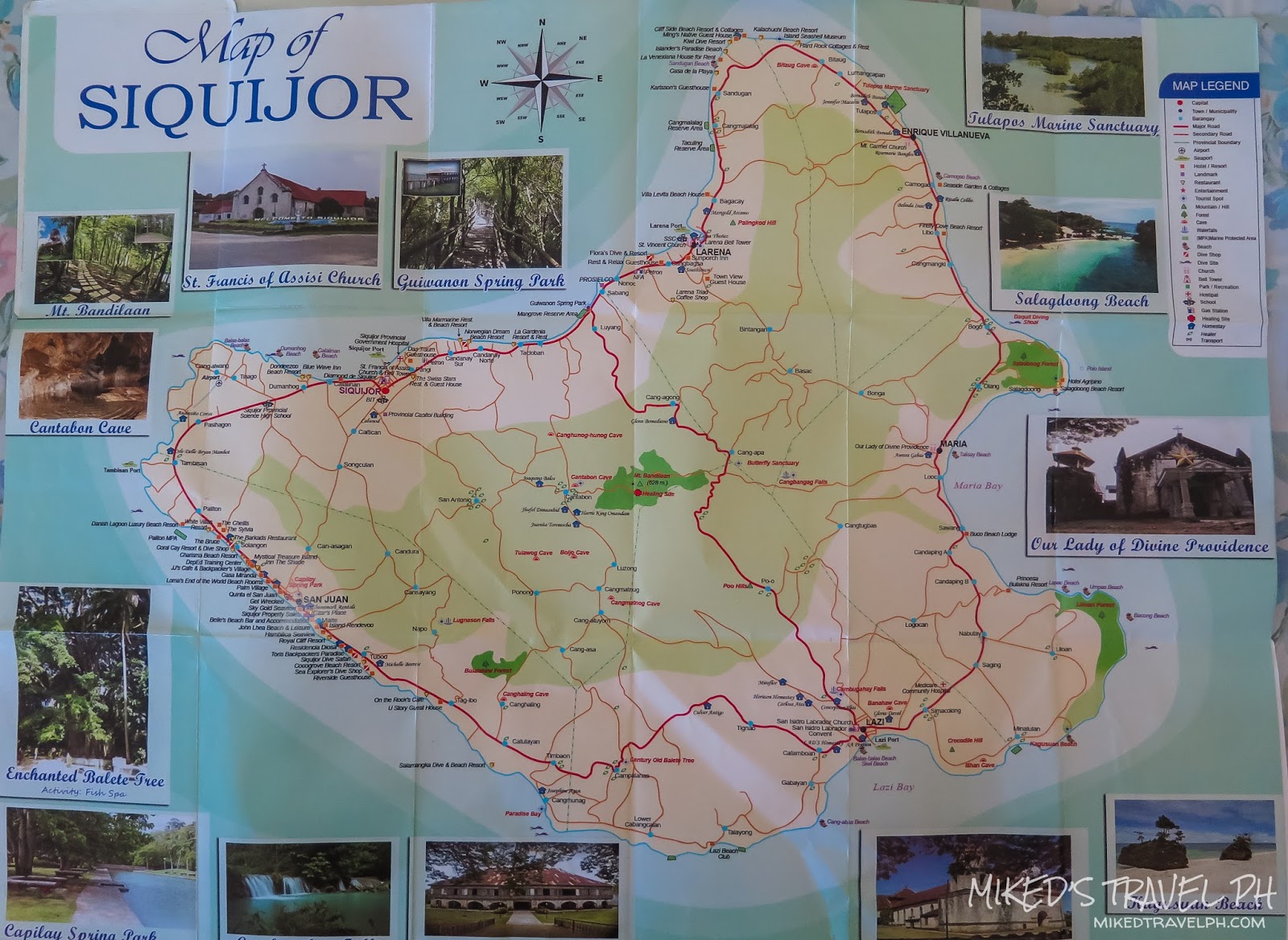 Siquijor Island Philippines Map