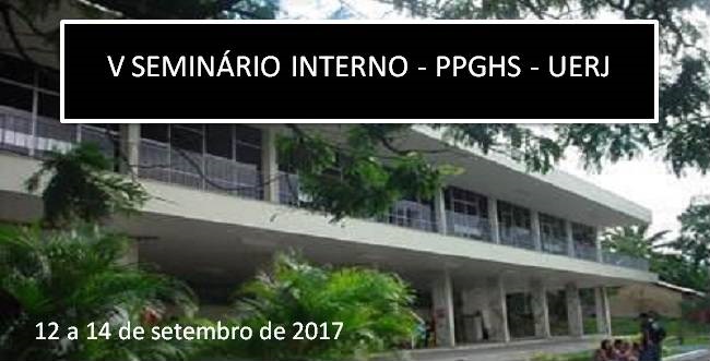 V Seminário Interno do PPGHS 2017