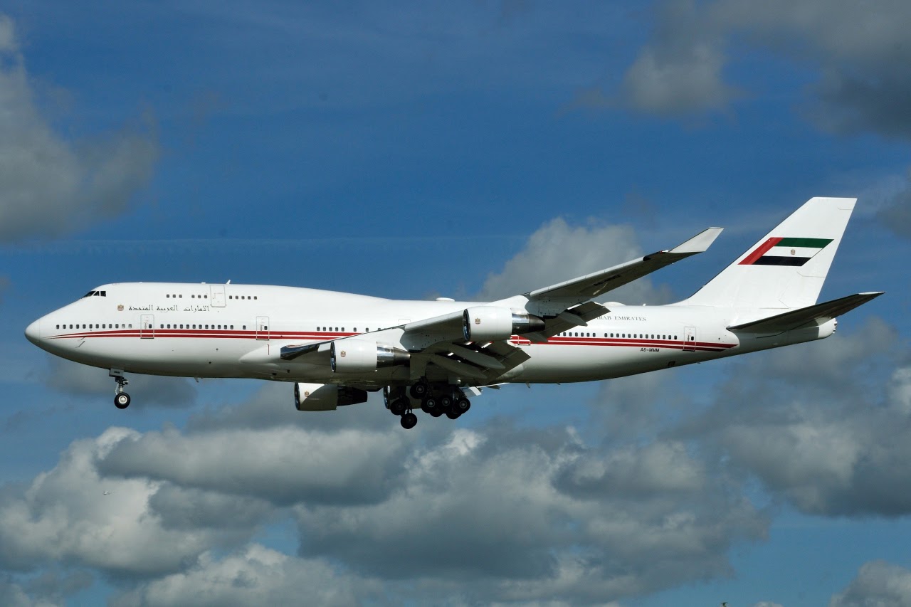 GB Special B747422, Dubai Air Wing, A6MMM,