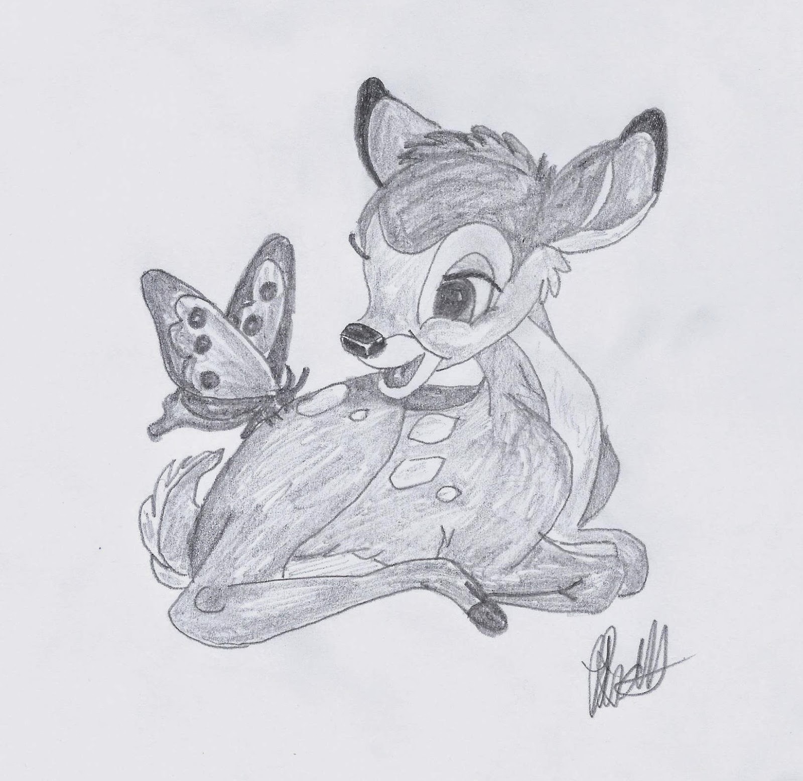 Disney illustration study by Jo Linsdell, Bambi