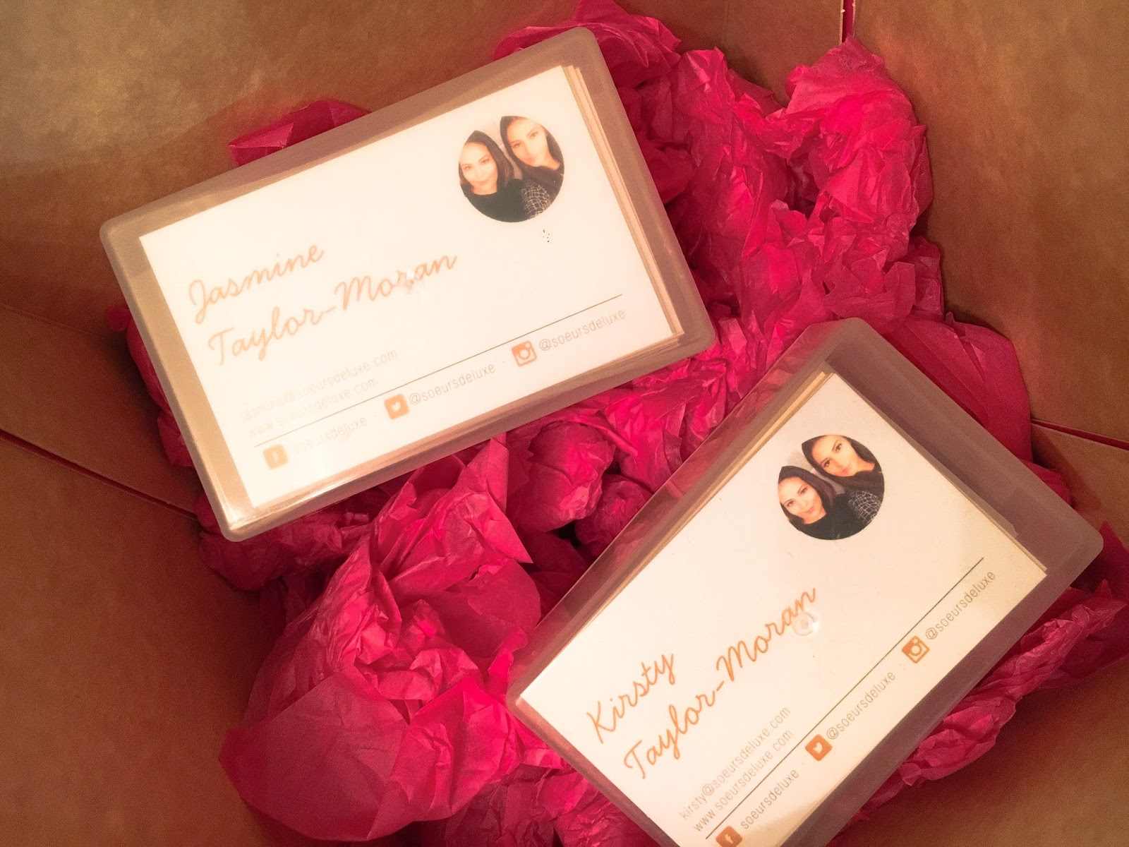 What To Put On Blog Business Cards Sœurs De Luxe