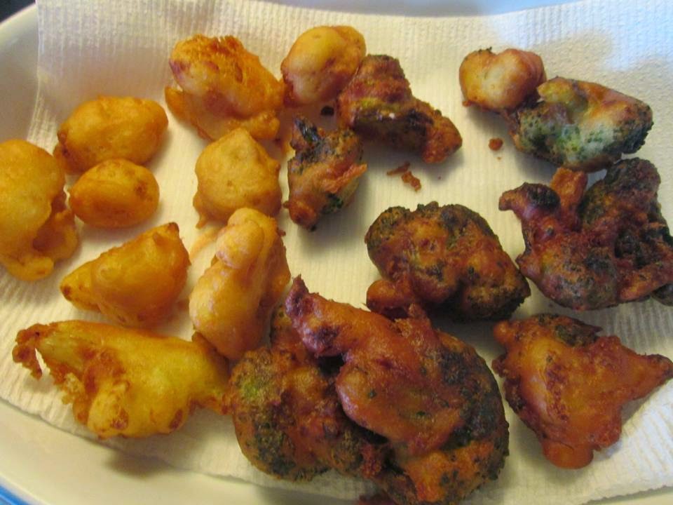 Recipe Rebels DEEP FRIED BROCCOLI AND CAULIFLOWER