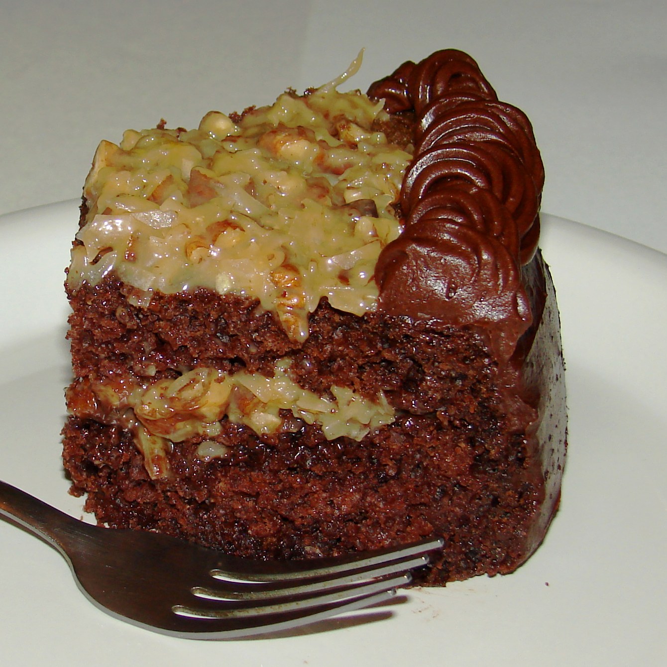German Chocolate Cake.