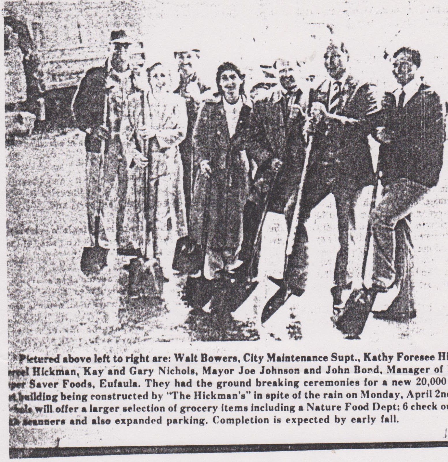 Joe Johnson Eufaula, Oklahoma Eufaula Mayor Joe Johnson 1984