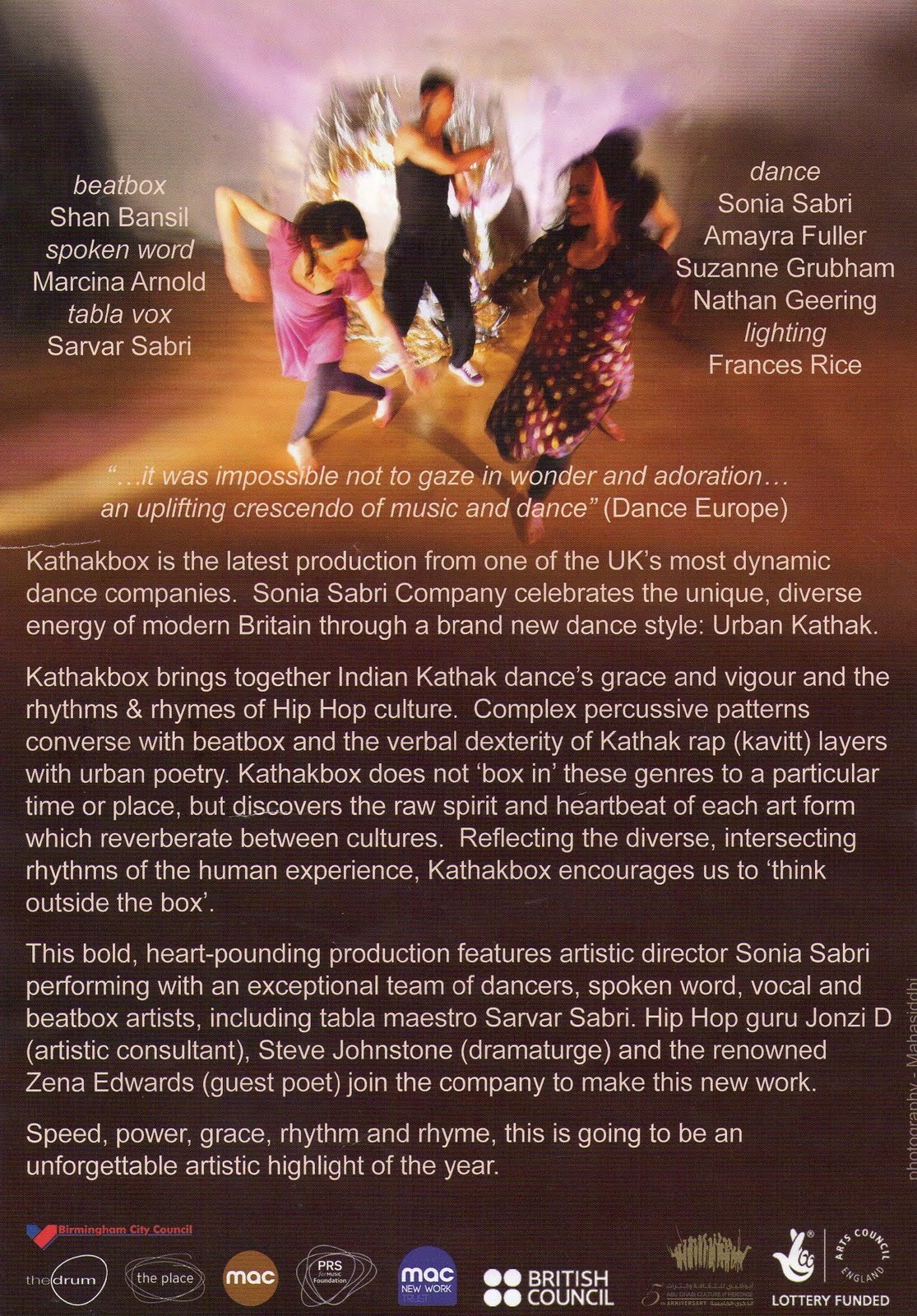 Bronze Arts Award Part B Being the Audience