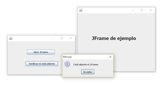 Cómo saber si un JFrame está abierto en Java