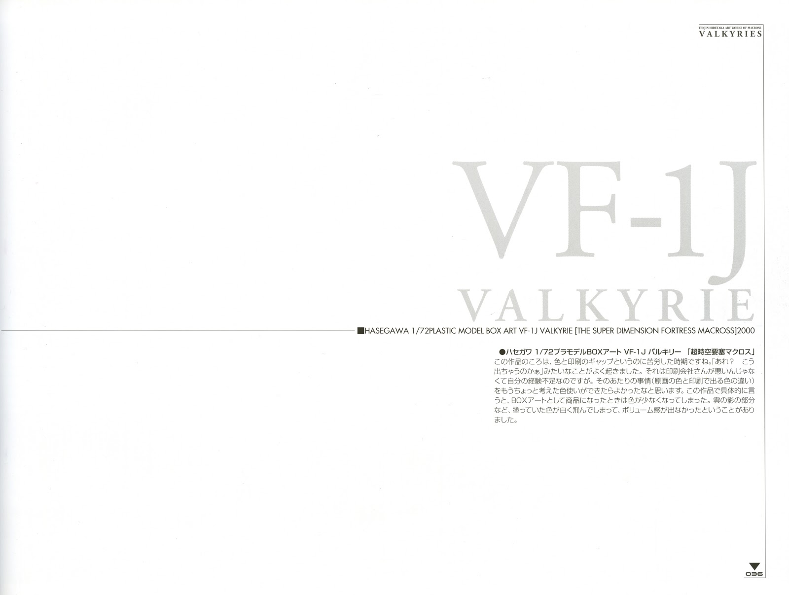 Valkyries - Art Works of Macross - Tenjin Hidetaka 