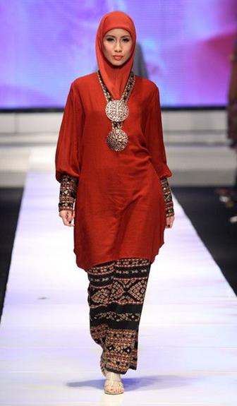 Contoh Baju Gamis Batik Yang Elegan