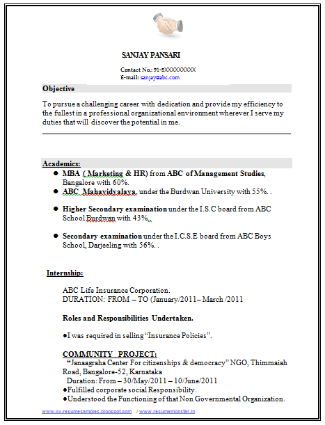 over 10000 cv and resume samples with free download fresher resume objective