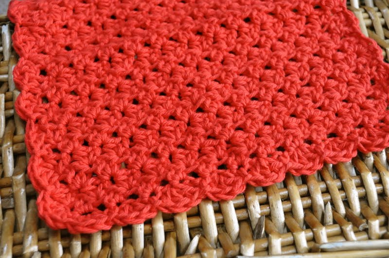 Tangled Yarns - Crochet - Free crochet pattern: nubby dishcloth