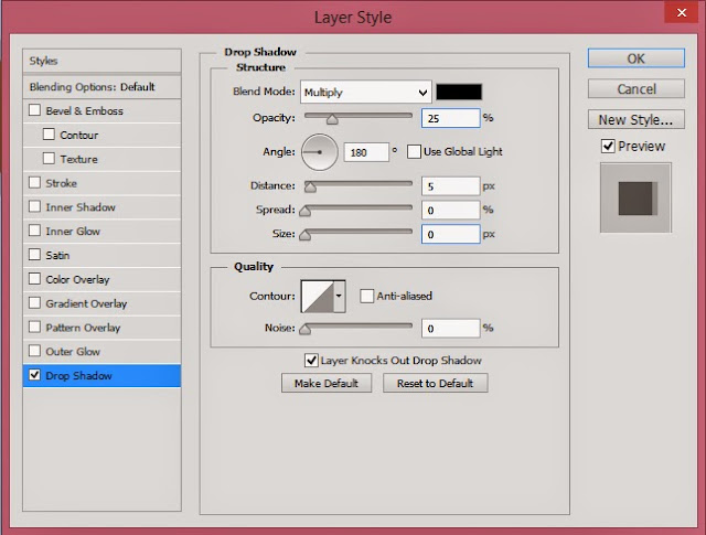 efek retro, teks retro, tutorial teks efek