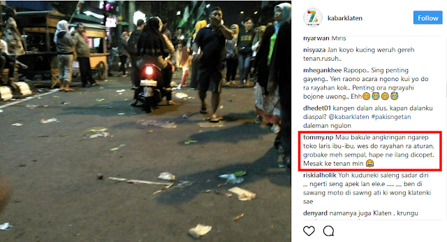 Festival HIK Klaten Rusuh