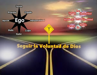 Querido, para el caso que te preguntes como puedes saber si estás siguiendo la Voluntad de Dios, indaga en tu interior y fíjate cuánta es la influencia del ego.