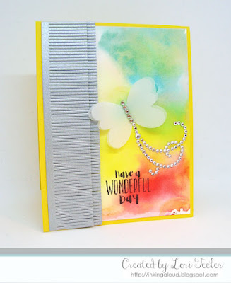 Have a Wonderful Day card-designed by Lori Tecler/Inking Aloud-stamps and dies from Lil' Inker Designs Have a Wonderful Day card-designed by Lori Tecler/Inking Aloud-stamps and dies from Lil' Inker Designs