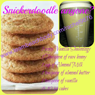 Snicker doodle shakeology