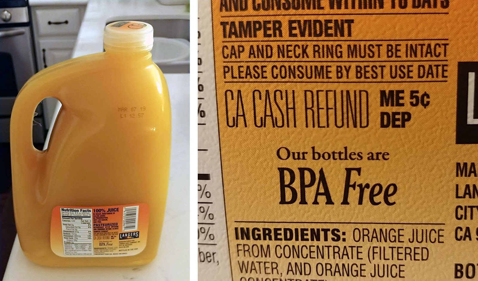 재활용 음료통을 수거하는 CA CRV