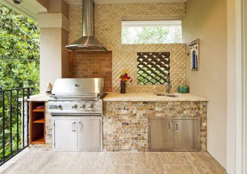 Design Dapur Di Luar Rumah